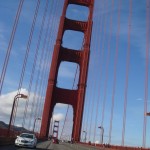 Golden Gate Bridge - Pic taken from looking out the BACK of the convertible.