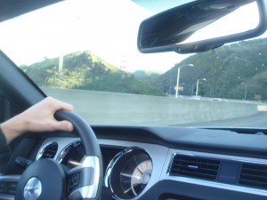 I can see the red of the Golden Gate Bridge!