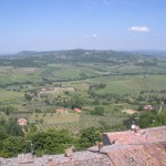 View from one of Tuscany's hilltop towns
