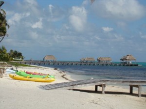 Honeymoon 101: Pick a great beach like this beach in Belize at the Matachica Resort and Spa