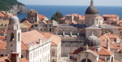 View from the Dubrovnik city wall.