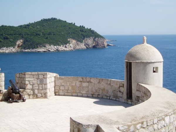 dubrovnik_rotunda Rotunda on the Dubrovnik wall.