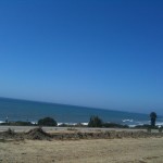 Picture I took while sitting in sa tand-still LA traffic jam. At least we had an oceanview for part of the drive.