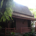 The jungle ambiance of the Jim Thompson House.