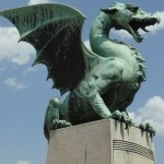 Dragon Bridge in Ljublijana