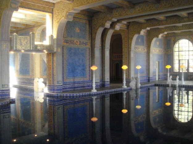 Pool3 Roman Pool: The stunning indoor pool complete with skylights and mosaic tiles that is reminiscent of a Roman bath.