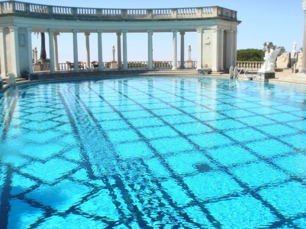 pool Neptune Pool: The pristine, Greek God inspired outdoor Hearst Castle pool.