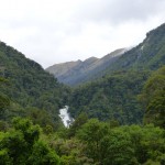 Roaring Billy Falls Walk: A view of the waterfall entices you from the road.