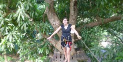 Pic Paradis Loterie Farm Obstacle Course with Ziplining