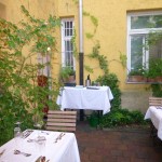 Broeding Restaurant's patio in Munich.