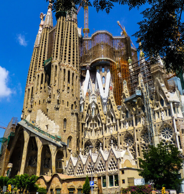 Barcelona's still in progress Sagrada Familia