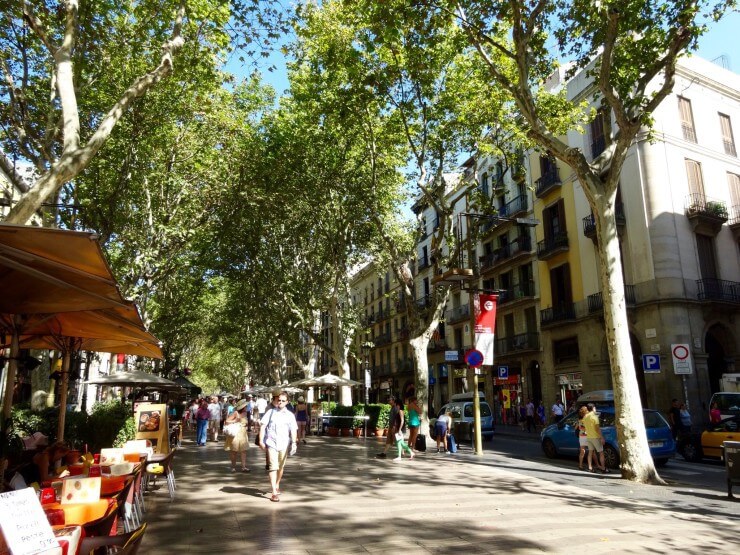 Las Ramblas -- Barcelona's most famous street