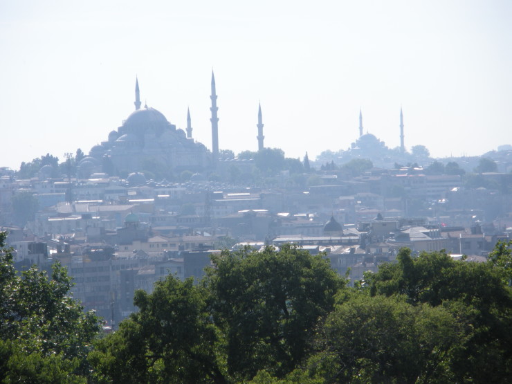 View from Topkapi Palace in Istanbul