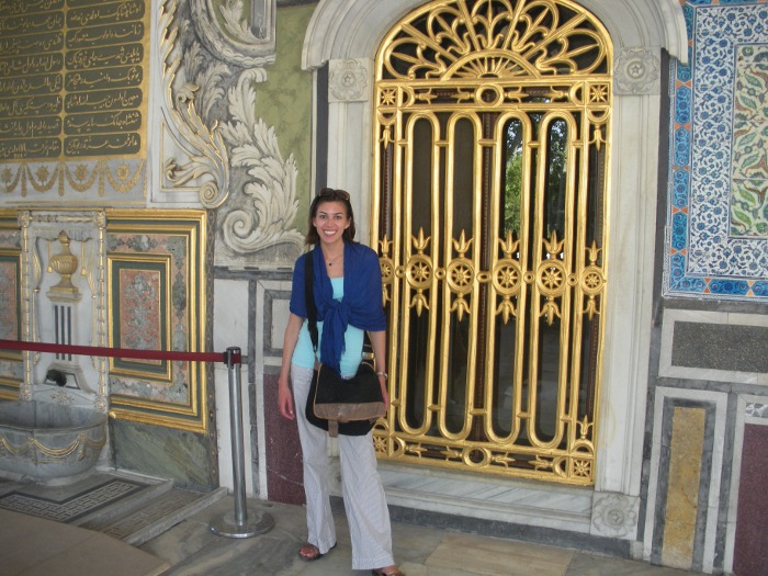 At Topkapi Palace in Istanbul