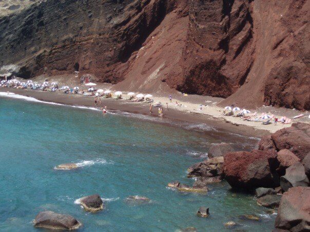 One Day in Santorini - Red Beach