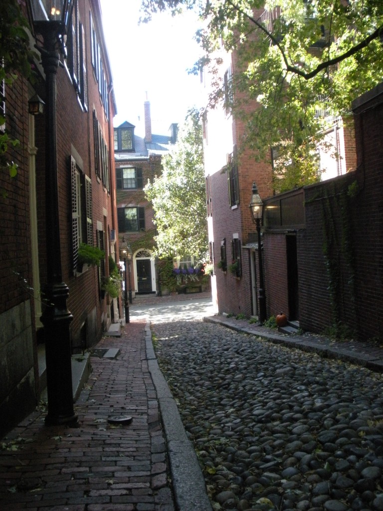One Day in Boston - Acorn Street in Boston