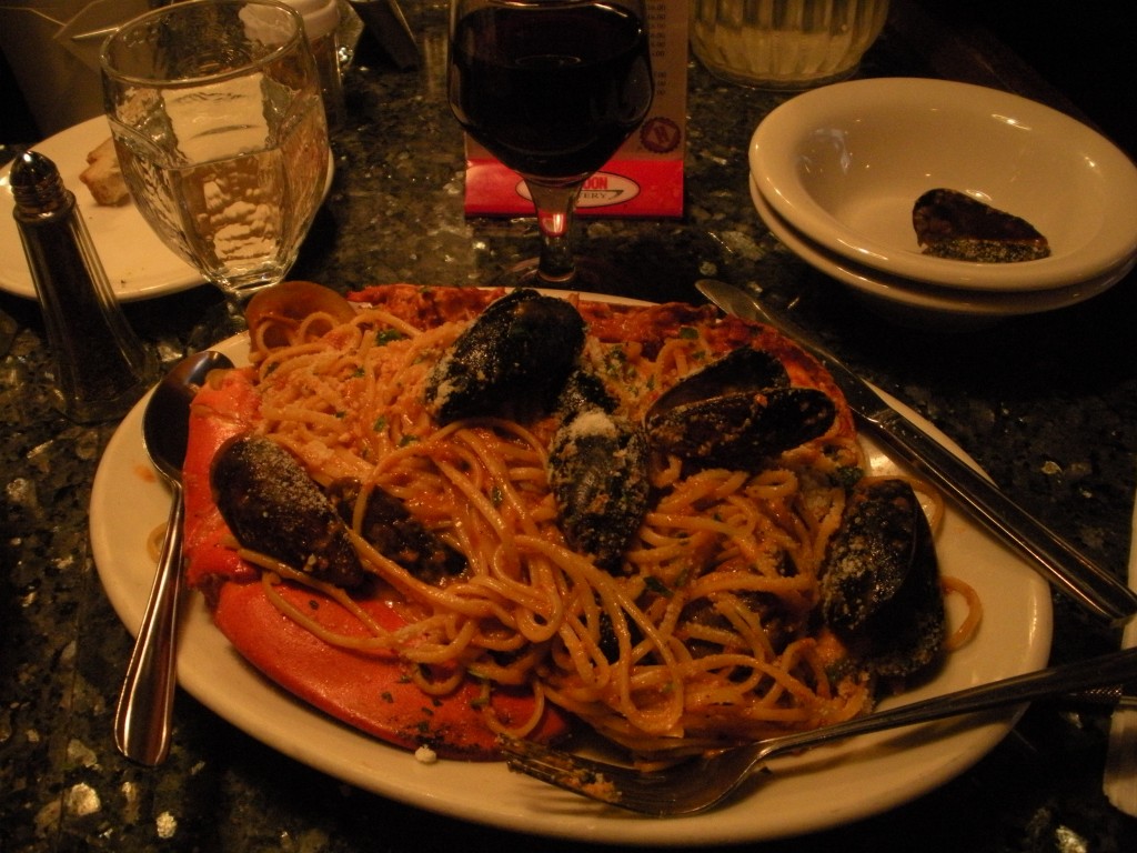 One Day in Boston - Giacomo's Meal in Boston