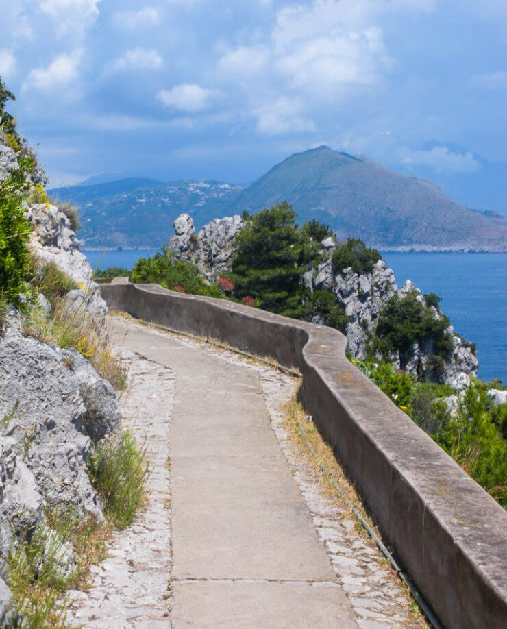 Walking trail in Capri