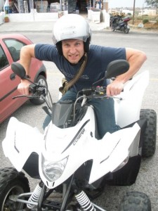 Tom on the 4-wheeler