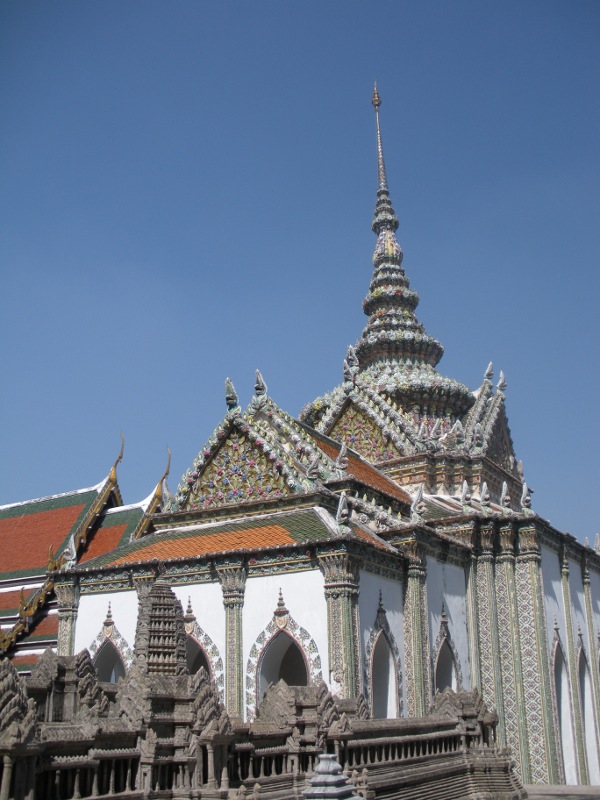 Temple at the Grand Palace in Bangkok. 
