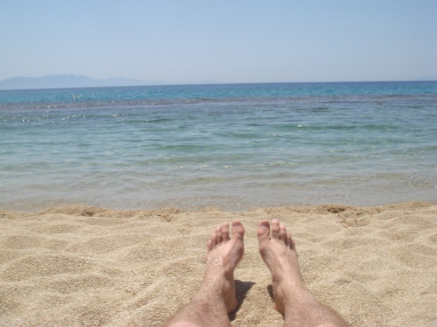 Bliss on Paradise Beach in Mykonos