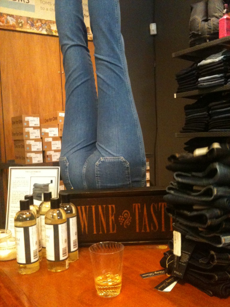 Jeans upside down Wine and Jeans: My kind of couple