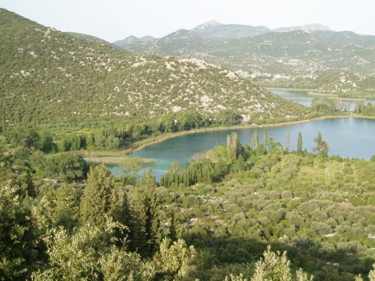 Lush greenery and teal waters in Croatia...an easy place to dream about going for a winter vacation -- or any time.