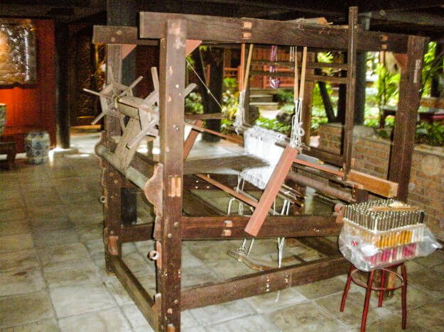 A loom in the Jim Thompson House.