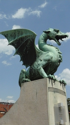 Dragon Bridge in Ljublijana