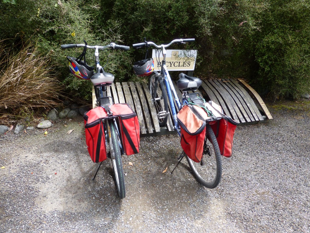 Marlborough Wineries Bike Trail: Most of the wineries have a designated bike rack to park your bike at.