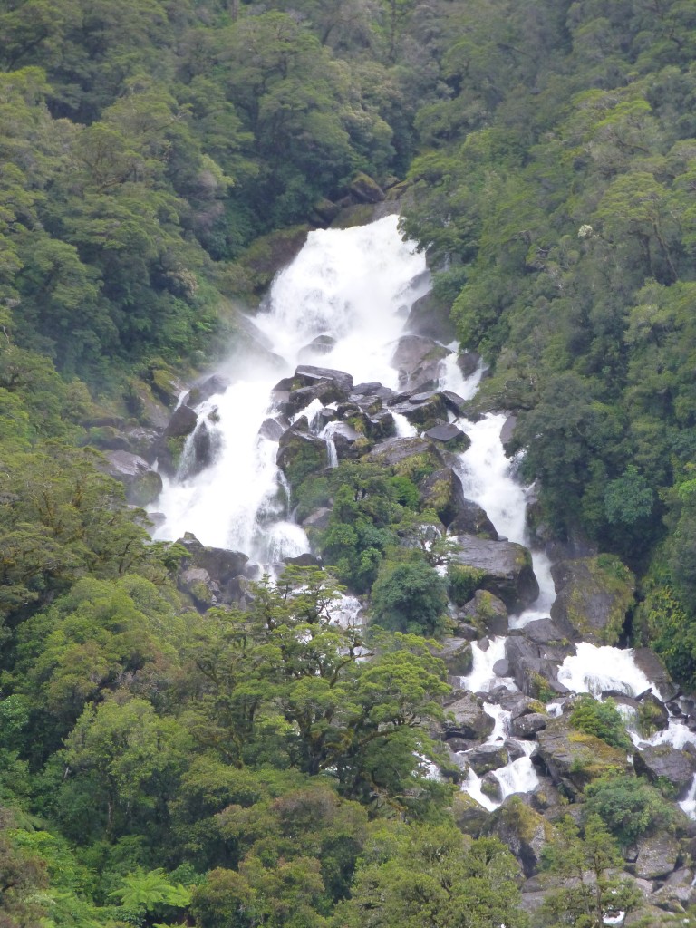 Roaring Billy Falls Walk: A close-up of the waterfall.