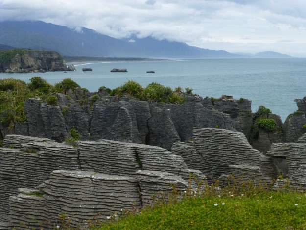 Thanks to the uplifting process, visitors now have gorgeous views like this from the Pancake Rocks.
