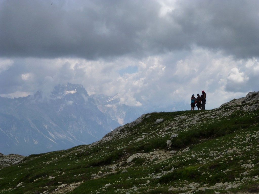 Climbing the degli Alpini Via Ferrata in the Dolomites