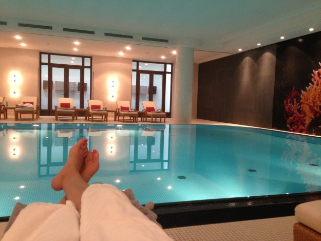 Relaxing at the Charles Hotel Pool in Munich