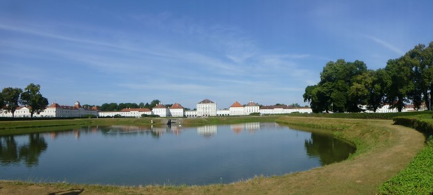 Schloss Nymphenburg Palace from afar. 