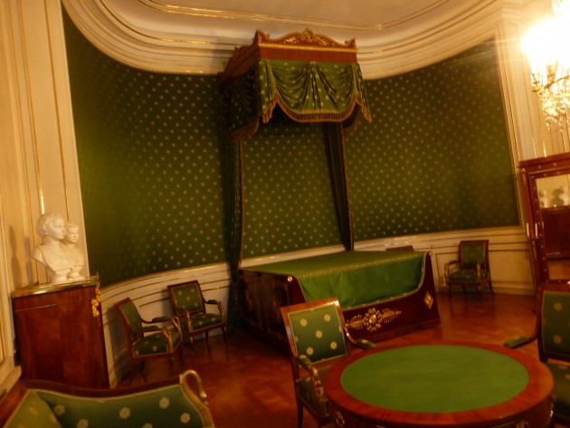 Queen Caroline's bedrrom in Schloss Nymphenburg