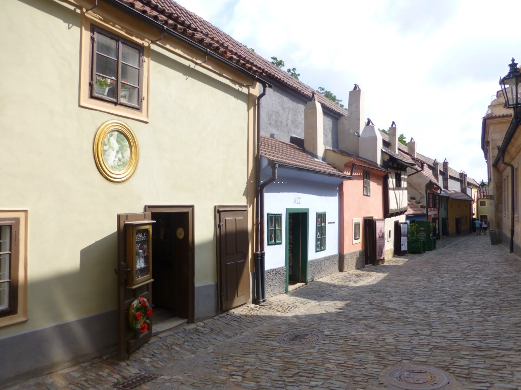 Golden Lane in Prague Castle.