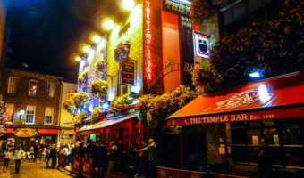 Temple Bar Neighborhood in Dublin