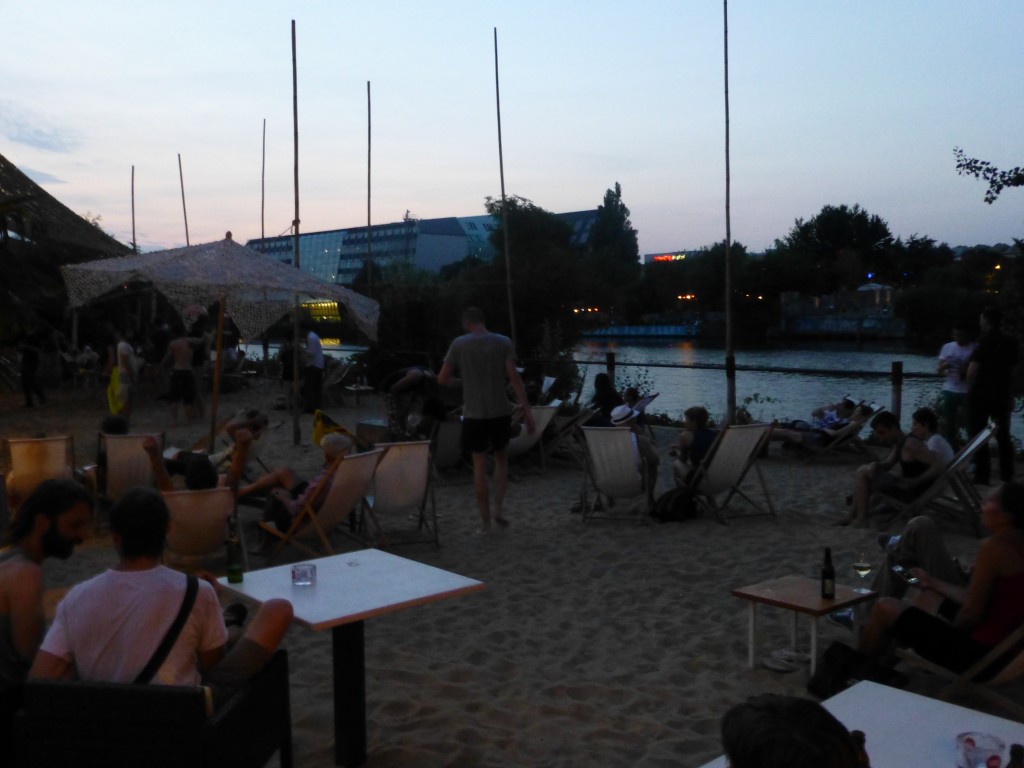 Beach Club at Dusk in Berlin