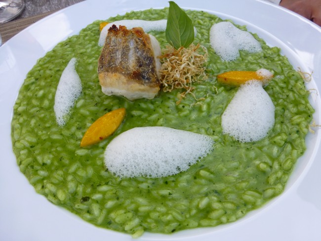 Schloss Elmau Fidelio: Fish and risotto - loved this dish.