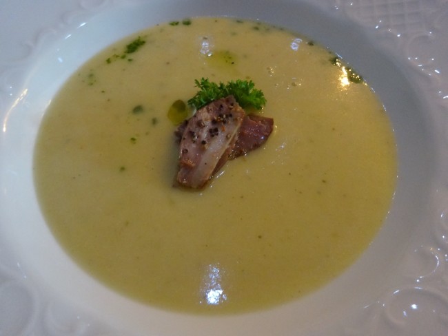 Duck Soup at Chess Restaurant in Budapest