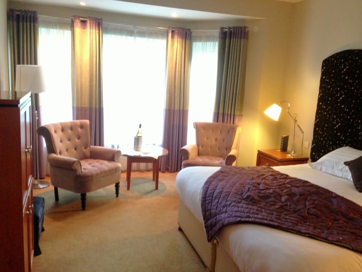 My sumptuous room at Brook Lane Hotel.