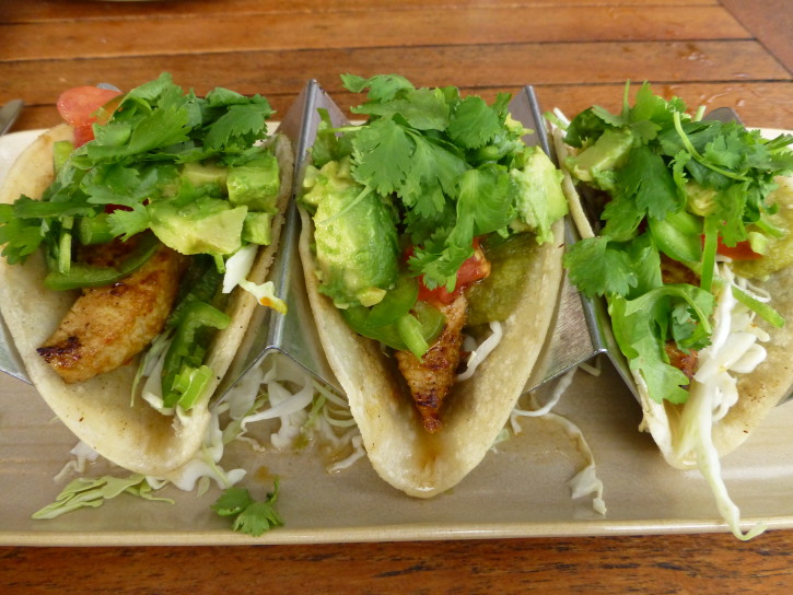Fish Tacos at Monkeypod