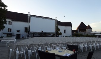 A prime seat for Film Under the Stars in Ljubljana thanks to Gostilna na Gradu.