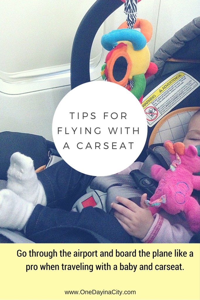 Tips for Flying with a Baby and Infant Carseat