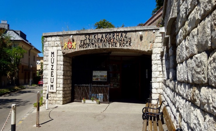 Entrance to Hospital in the Rock.