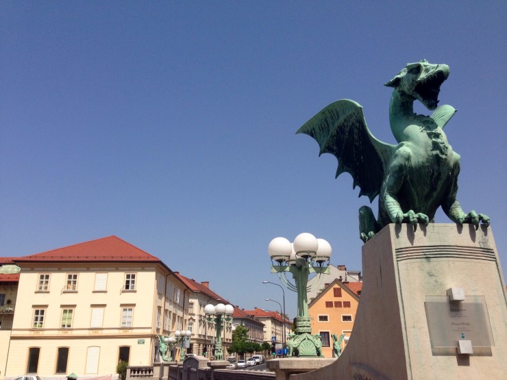 Dragon Bridge in Ljubljana