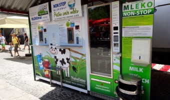 Mlekomat Milk Vending Machine in Ljubljana