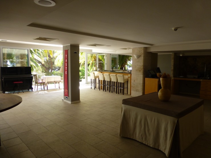 The breakfast room at Podstine Hotel. 