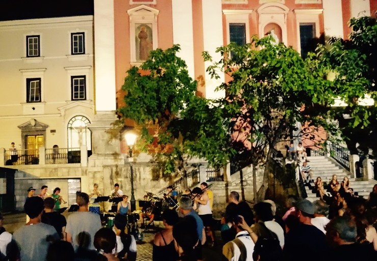 Live music in Preseren Square